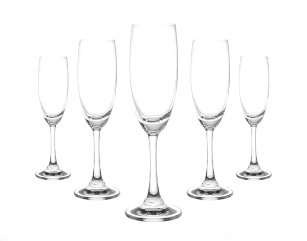 分離された空のワイン グラス — ストック写真