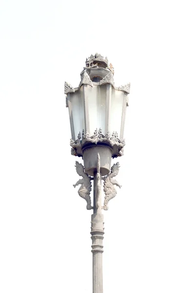 Velho poste de iluminação de rua — Fotografia de Stock
