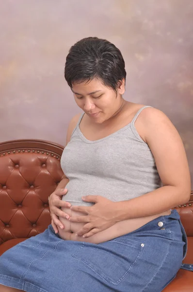 Picture of pregnant woman — Stock Photo, Image