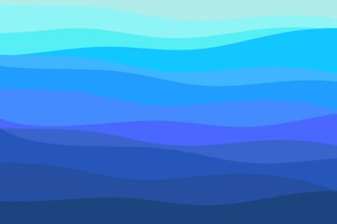 Soyut eğriler dinamik doğrusal dalga arkaplanı. Vektör illüstrasyonu.