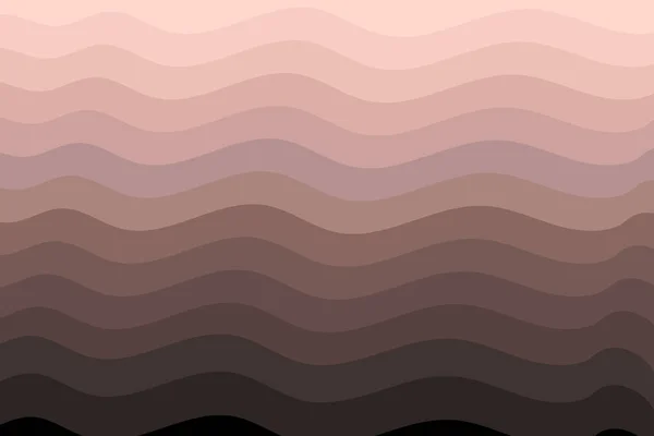 Abstrakte Kurven Linien Dynamische Lineare Wellen Hintergrund Vektorillustration — Stockvektor