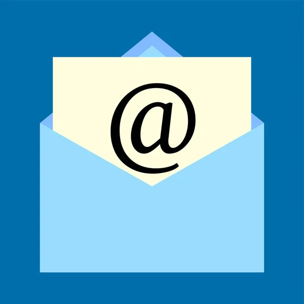 Mail Ícone Símbolo Sinal Vetor Isolado Ilustração Vetorial —  Vetores de Stock