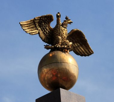 Çift kartal - anıt helsinki, Finlandiya, Rusya arması