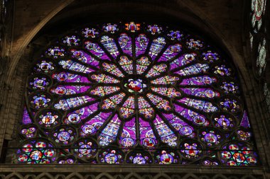 Saint Denis gothic cathedral,Paris, France clipart