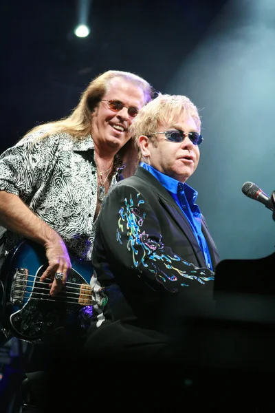 Elton John and Bob Birch — Stock Photo, Image