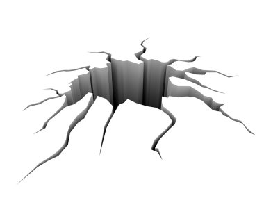 beyaz yüzey çatlamak