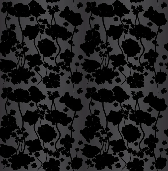 Floral wallpaper. Seamless — Stock Vector