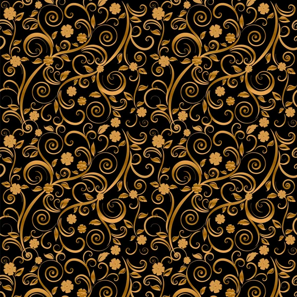 Bloemen wallpaper. naadloze — Stockvector