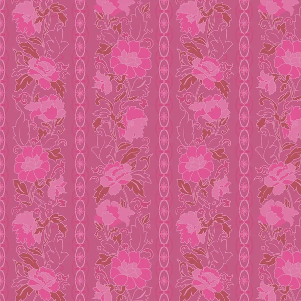 Fondo abstracto floral sin costuras — Vector de stock