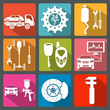 Araba Servis simge kümesi