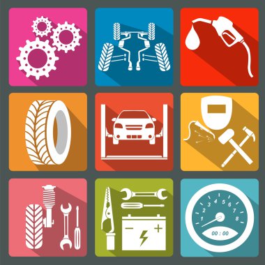 Araba Servis simge kümesi