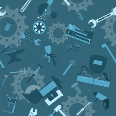 metal işleri araçlar arka plan. Dikişsiz, desen