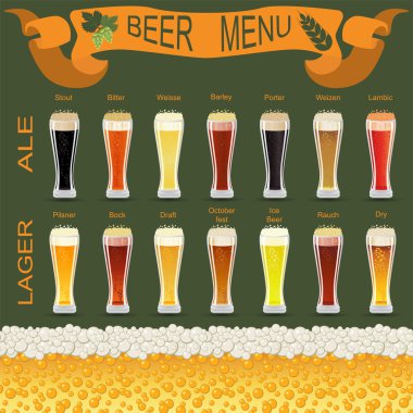 bira menü kümesini, kendi infographics oluşturma