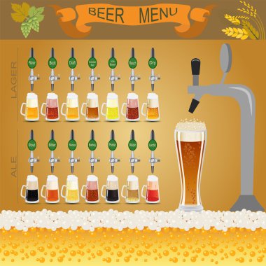bira menü kümesini, kendi infographics oluşturma