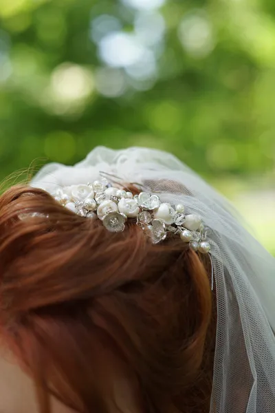 Mariée. accessoires de mariage . — Photo