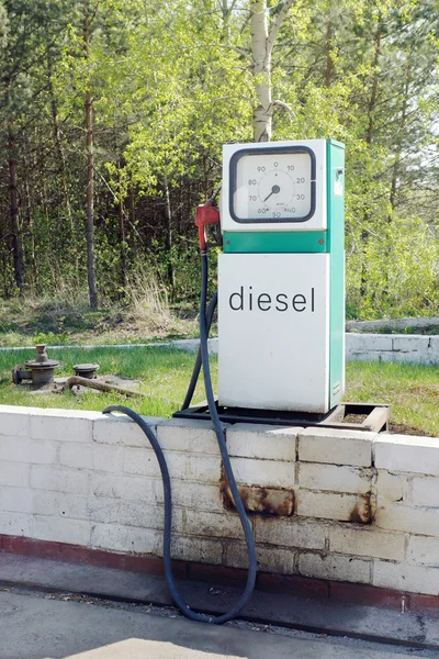 Old dispenser for diesel fuel