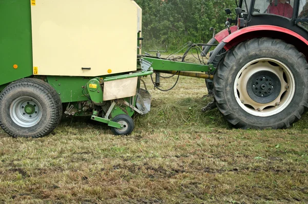 Jordbrukare maskin under arbete — Stockfoto