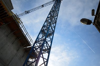 İnşaat sırasında yeni bina