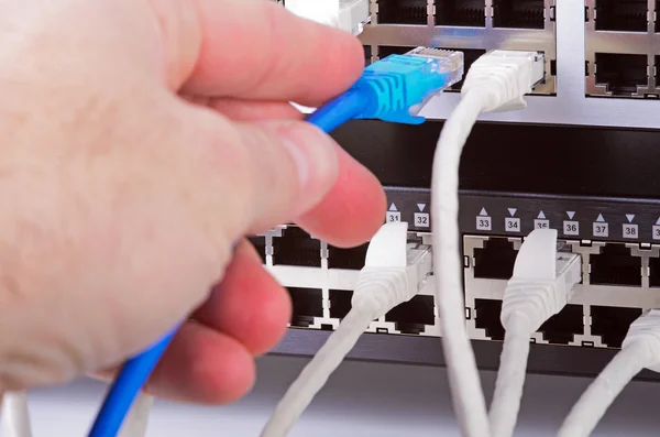 Server and wires — Stock Photo, Image