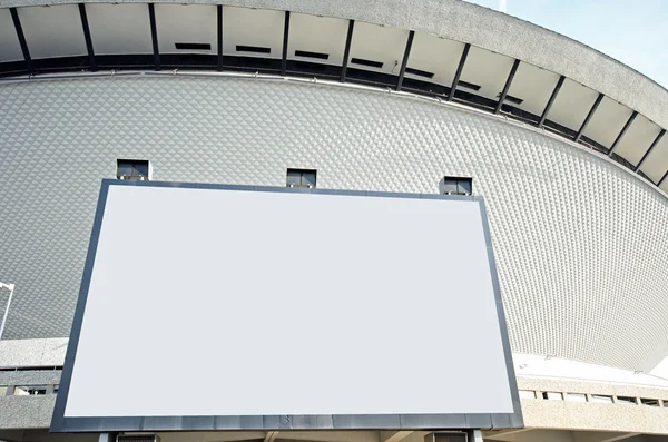 AD bilboard i en stad — Stockfoto