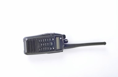 siyah kompakt profesyonel telsiz.