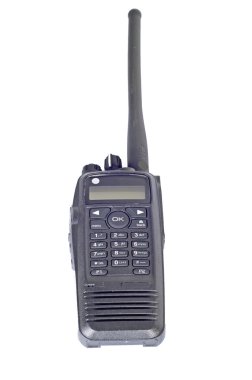 siyah kompakt profesyonel telsiz.