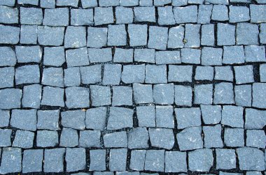 Sidewalk made of stones