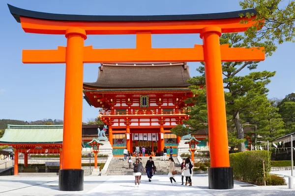 Fushimi inari santuario, kyoto, japón — Foto de Stock