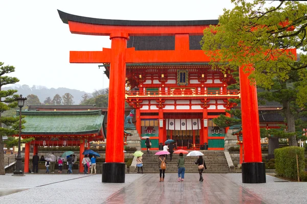 Svatyně fushimi inari, kyoto, Japonsko — Stock fotografie