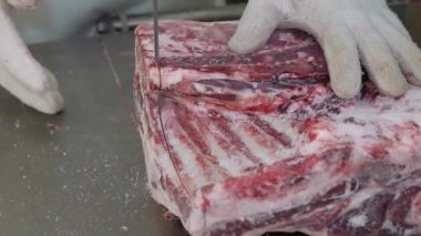 Yemek Fabrikası. Et üretimi. Et endüstrisi.