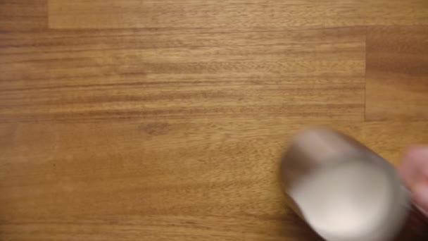 カプチーノを作るためのホイップクリーム — ストック動画
