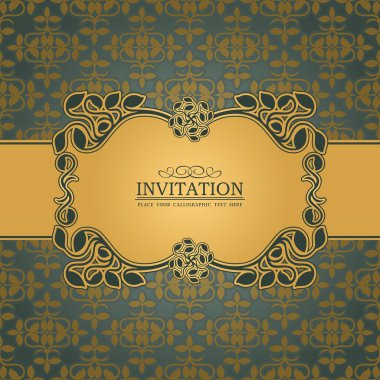 soyut yaprak arka plan, vintagecard, yaratıcı çerçeve