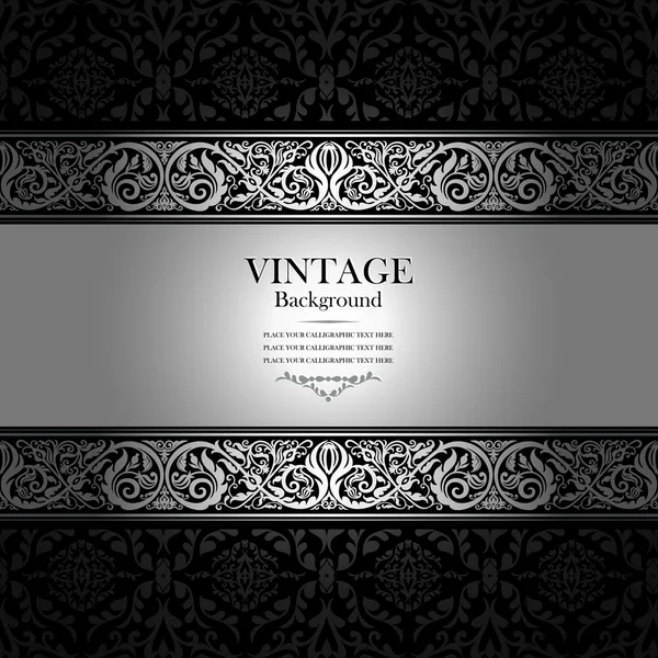 Vintage bakgrund prydnad — Stockfoto