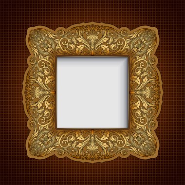 Vintage dekoratif çerçeve, zengin, royal, lüks, yaratıcı, tasarım