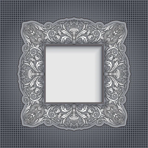 Vintage ornamental frame, rich, royal, luxury, creative design — Stock Photo, Image