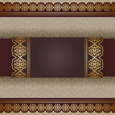 Vintage etnik köken, güzel tebrik, davetiye