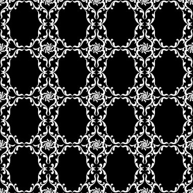 Vintage arka planlar, Şam süsleme, tek renkli seamless modeli