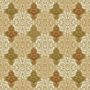 Vintage güzel arka plan ile zengin, özel, sanatsal, lüks süsleme, moda Dikişsiz desen