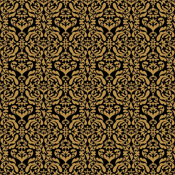 Fondo hermoso vintage con ornamentación rica, exclusiva, artística, de lujo, patrón sin costuras de moda — Vector de stock