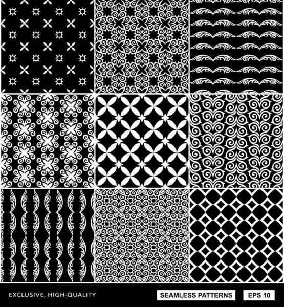 Vintage backgrounds, classic ornament, beautiful seamless pattern, vector wallpaper — Stock Vector