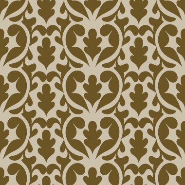 Şam güzel arka planlar, moda Dikişsiz desen, bej vektör duvar kağıdı