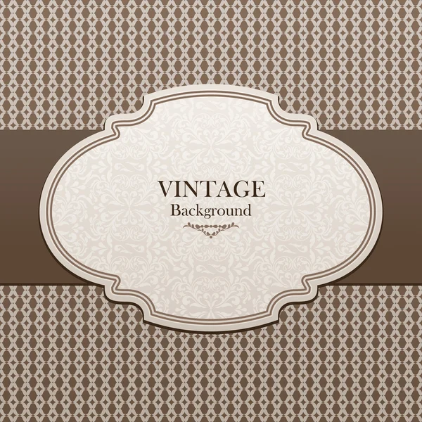 Fundo vintage elegante, cartão de convite estilo britânico, saudação real —  Vetores de Stock