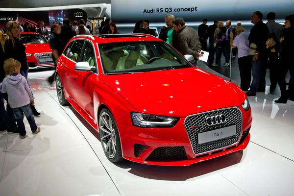 Audi RS 4-bil – stockfoto