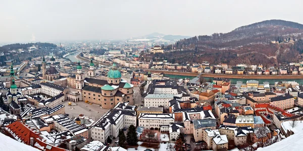 Panoramat beskådar av salzburg, Österrike — Stockfoto