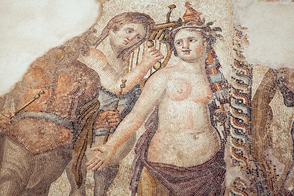 Mosaico em Pafos, Chipre — Fotografia de Stock