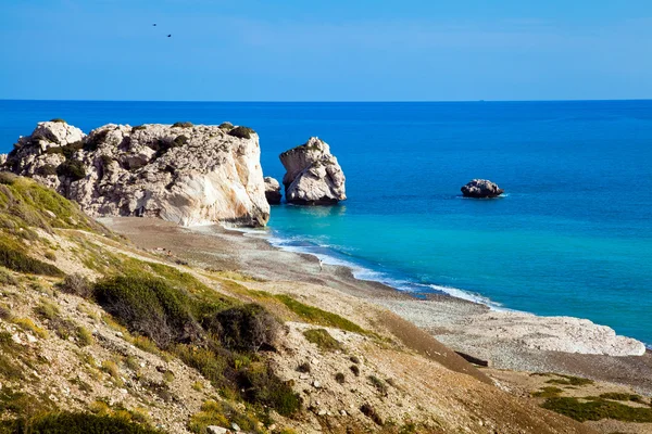 Playa de Afrodita en Chipre — Foto de Stock