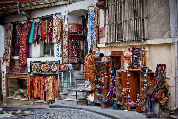 Turkish carpets and souvenirs — Stock Photo, Image