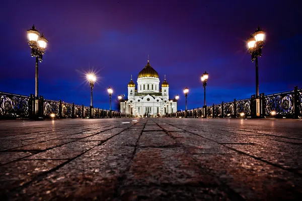 La catedral de Cristo el salvador en Moscú — Foto de Stock