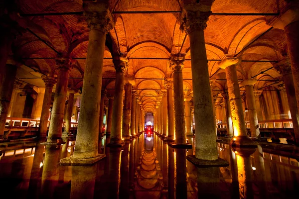 Cisterna Basílica em Istanbu — Fotografia de Stock