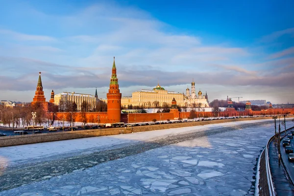 Московський Кремль взимку. — стокове фото